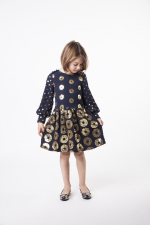 LITTLE MARC JACOBS Обувки мишка в златист цвят